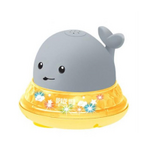 Electric small whale induction water spray lamp