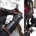 Medieval Steampunk Men's Arm Guard Boxing Gloves Retro Gauntlets