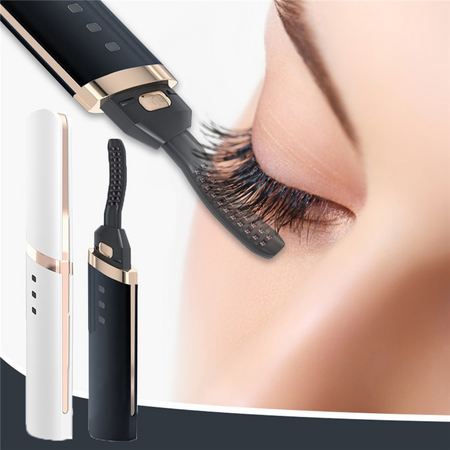 Electric Eyelash Curler Fast Heating Natural Eyelash Curling Iron Temperature Adjustable Makeup Eyelash Curling Pen