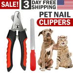 Dog Nail Clippers Nail Trimmer With Safety Guard Razor Sharp Blades Pet Grooming